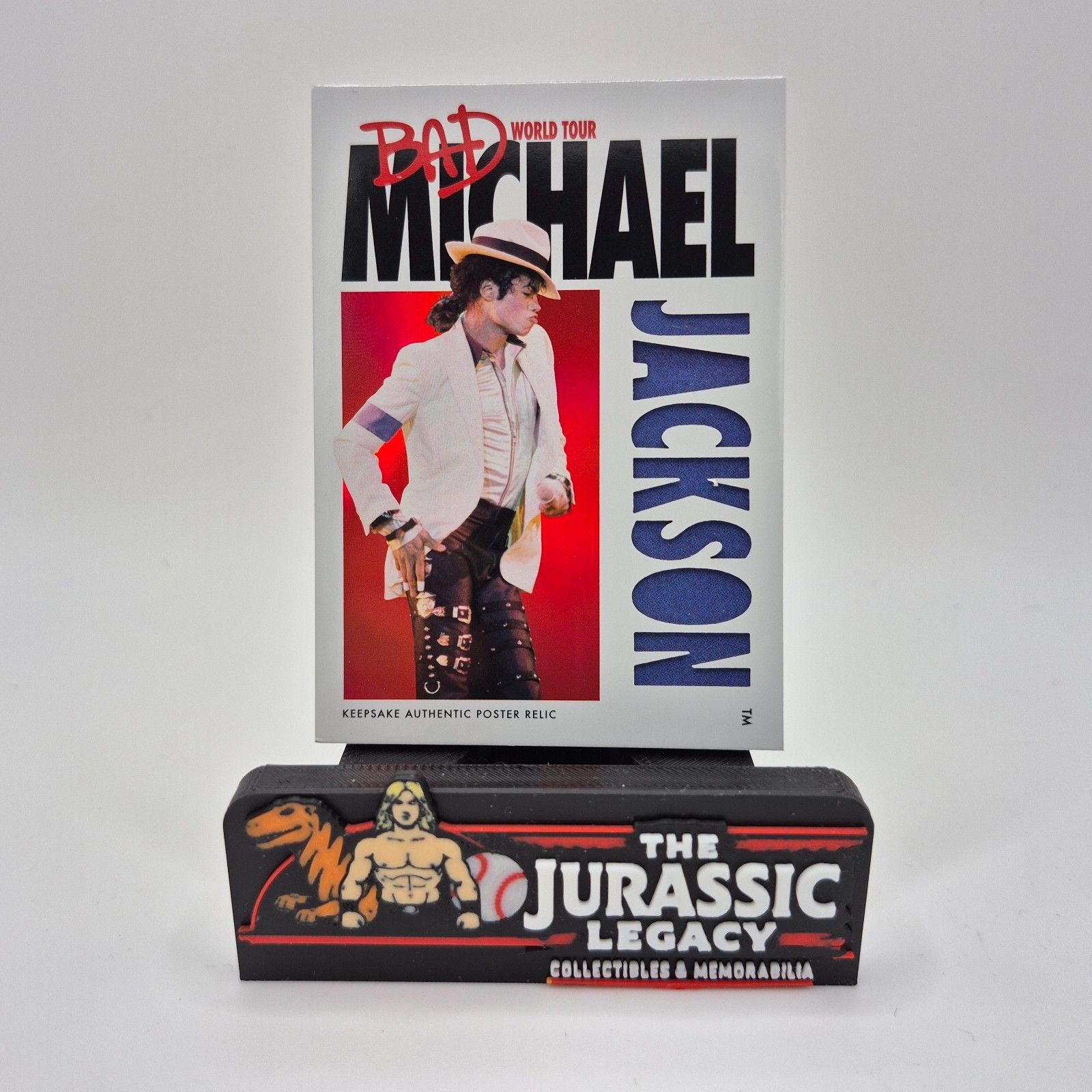 Hee Hee! 2025 Keepsake Premiere MJ Bad Tour Red #278 Relic /87