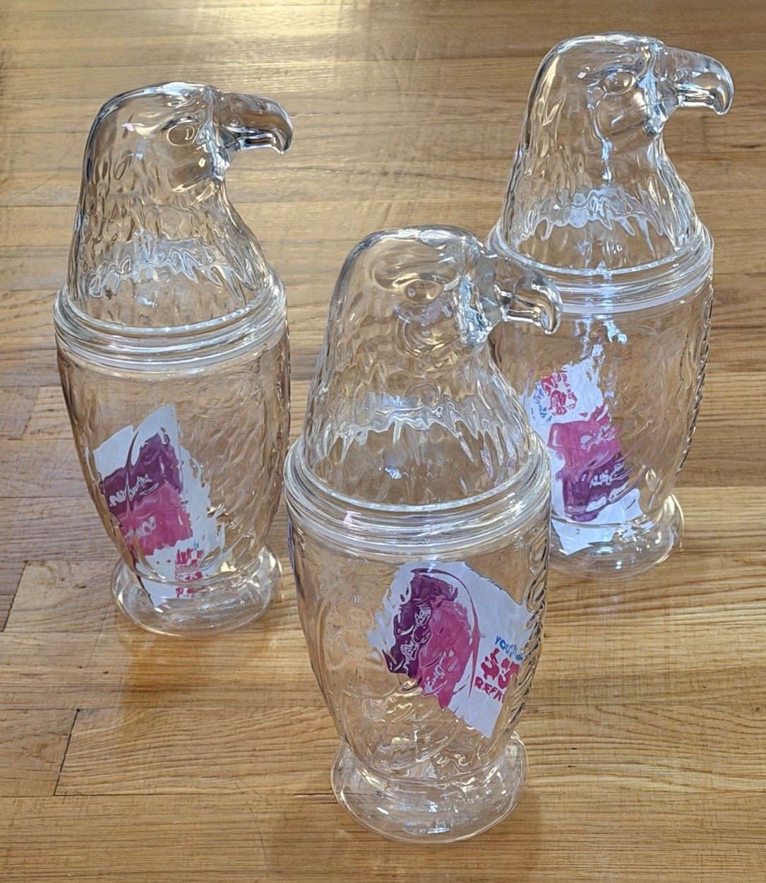 2026 Limited Edition Dunkin Eagle Cup With Lid set of 3