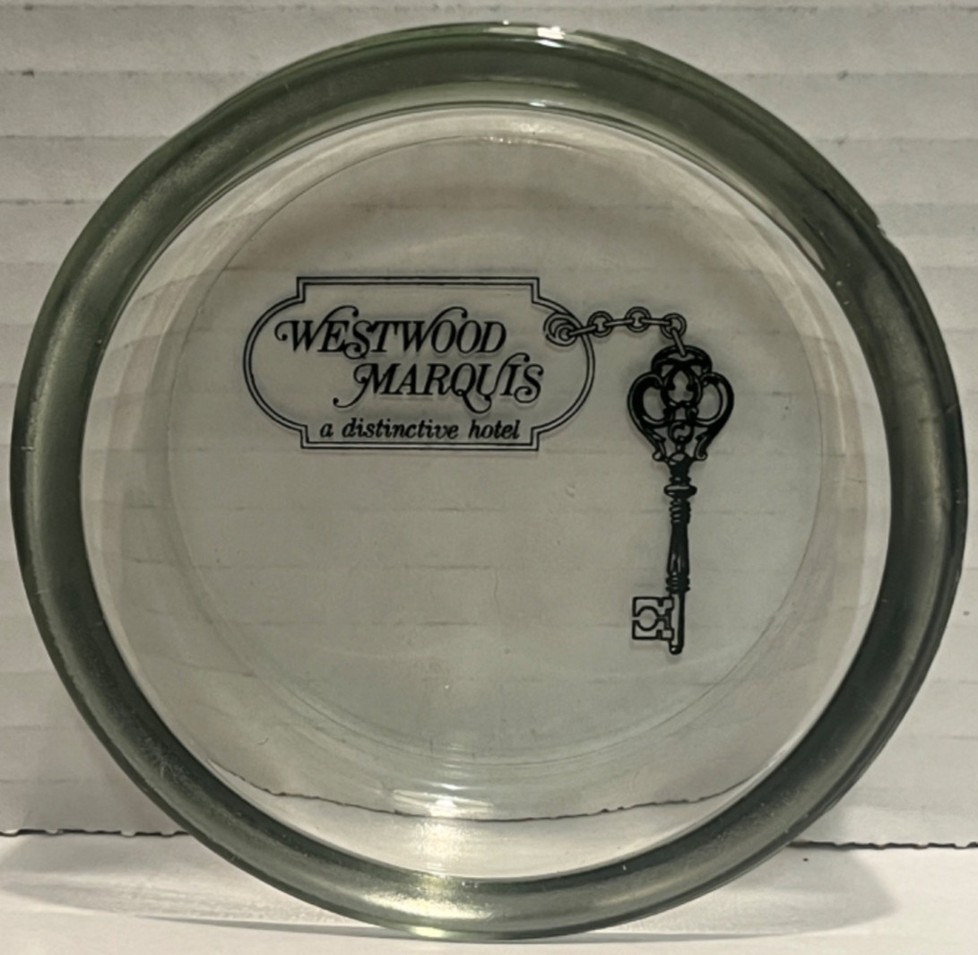 Lot 8 Vintage Glass Advertising Ashtrays MGM Harrah’s Hotels Restaurants Winston