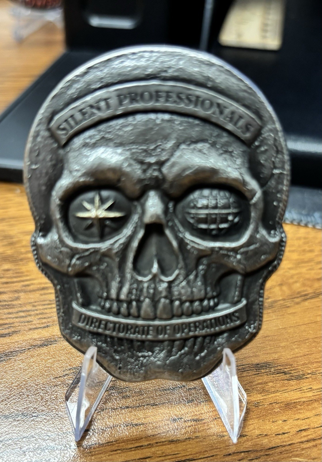 RARE! CIA – Directorate Of Operations Langley, VA, Skull, IC Challenge Coin