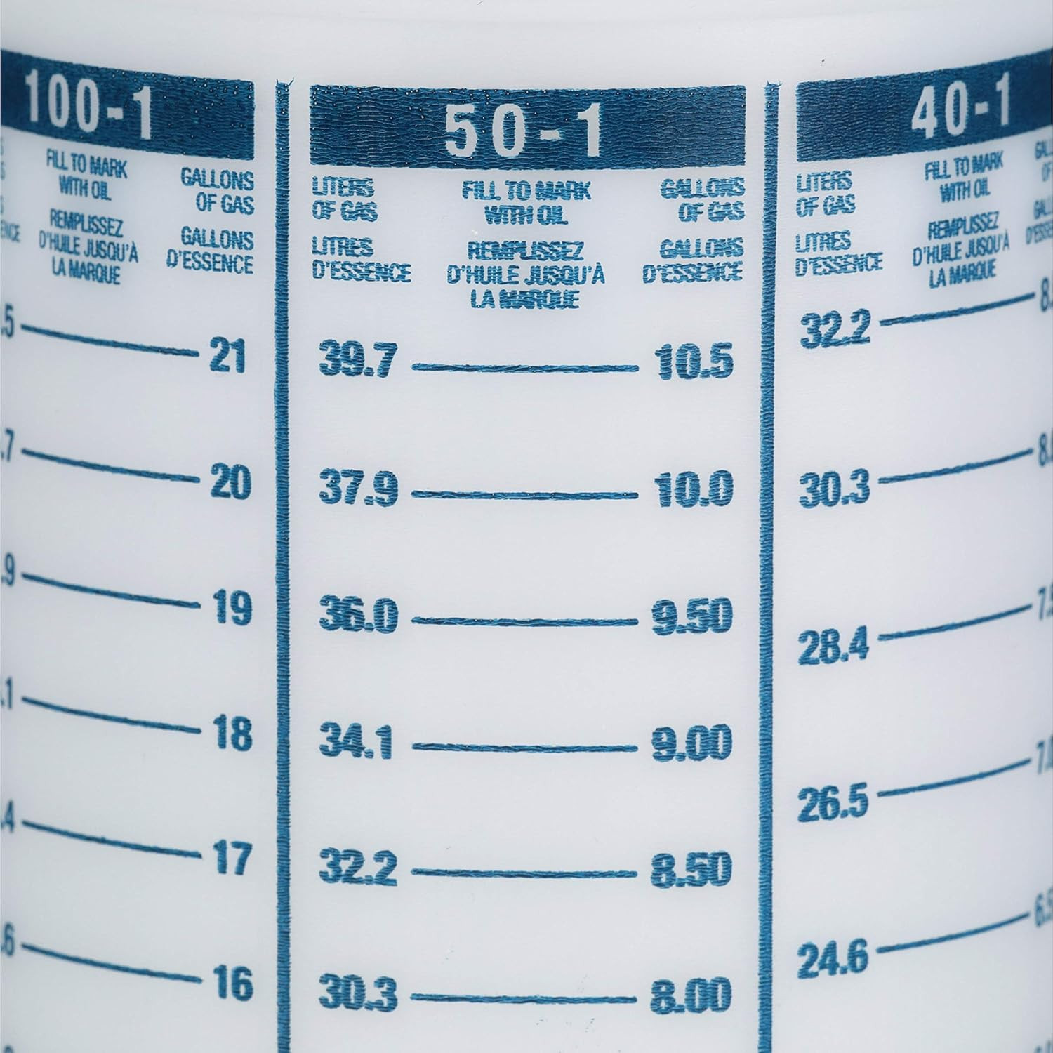 Wide-Mouth Marine Fuel and Oil Mixing Bottle, 1 Quart