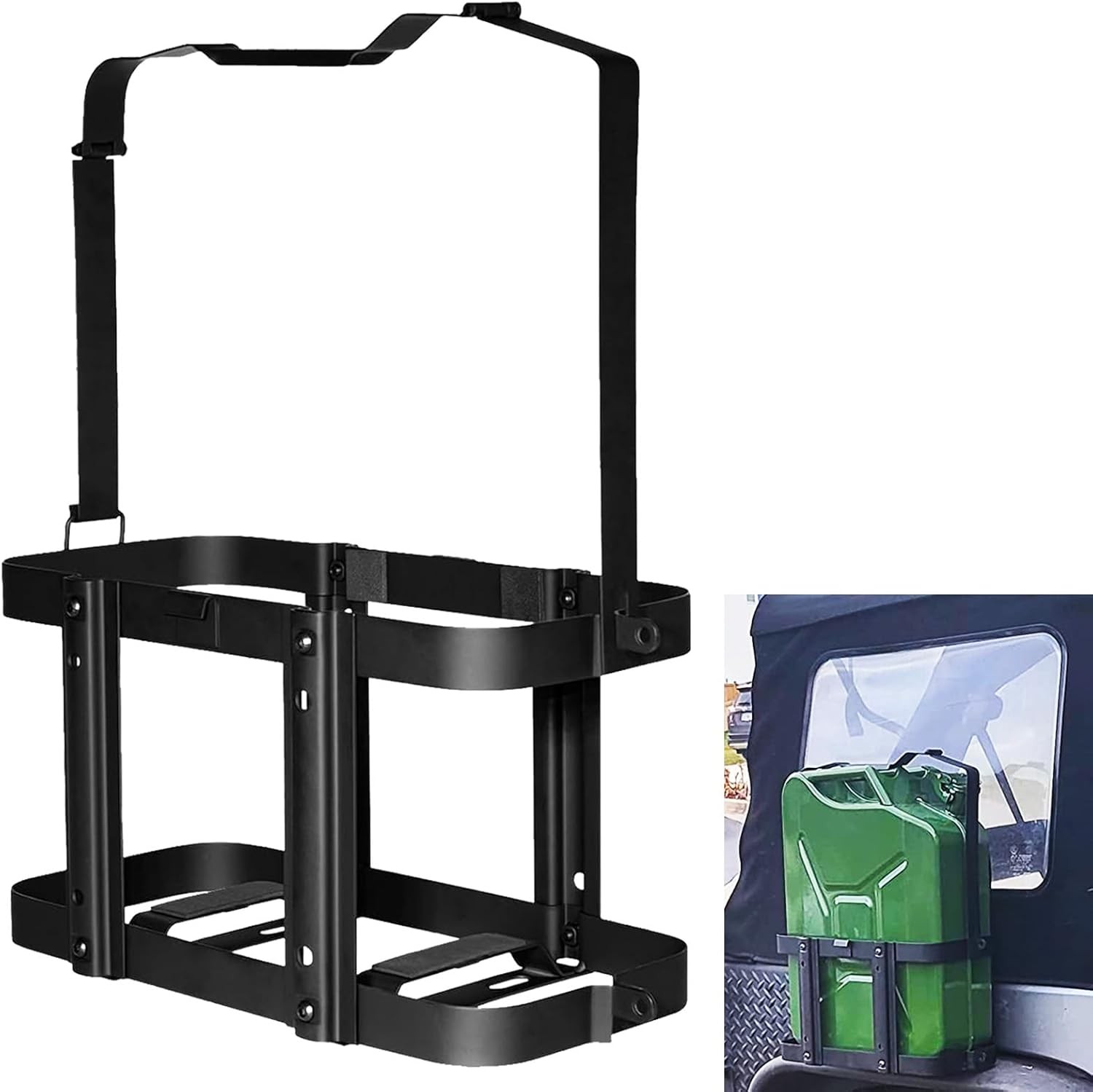Water Jerry Can Holder & Mount Bracket/truck bed Set (5 Gallon/20L) – Reinforced