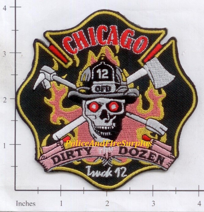 Illinois – Chicago Truck 12 IL Fire Dept Patch
