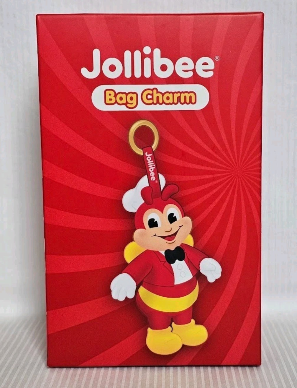 2025 Jollibee Charm bag keychain stuff toy Plush doll 7″ sealed with box USA