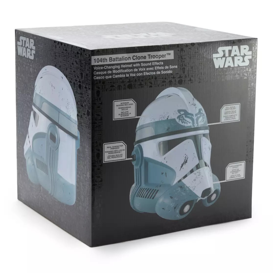 104th Battalion Clone Trooper Voice-Changing Helmet for Adults Star Wars Disney