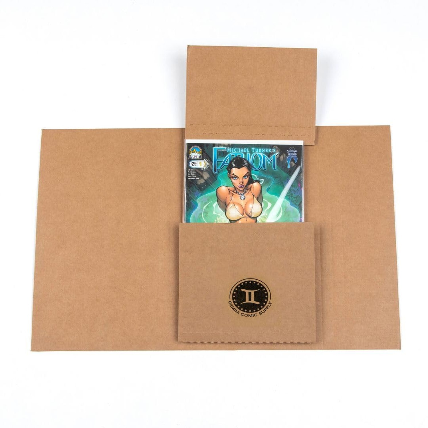 Gemini Comic Book Mailers | 10.75×7.5×1 Inch – Pack of 50 | Easy Fold, Stay F…