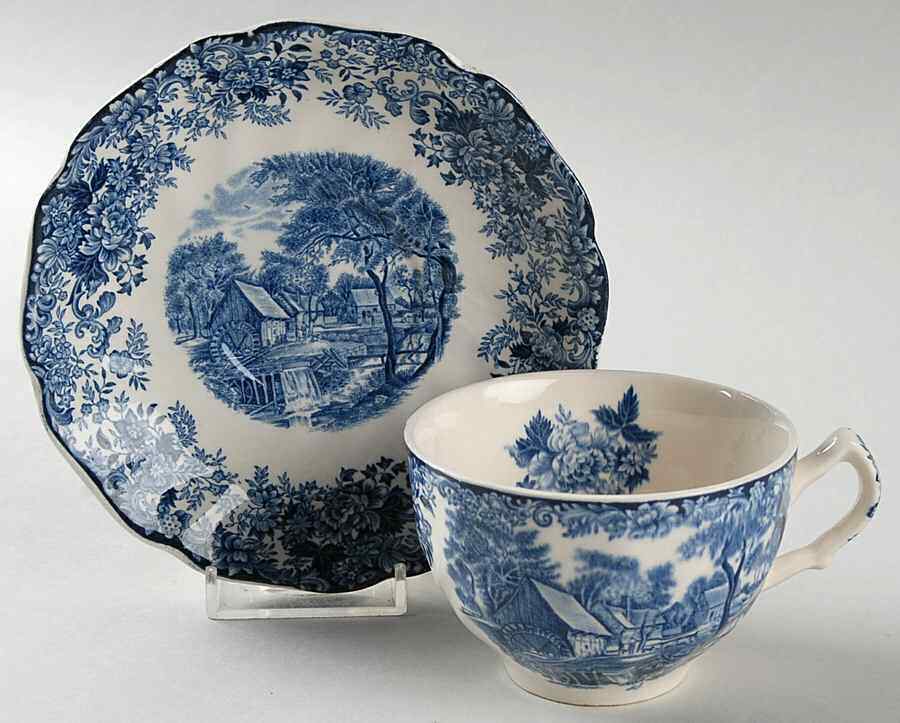 Johnson Brothers Millstream Blue Cup & Saucer 280692