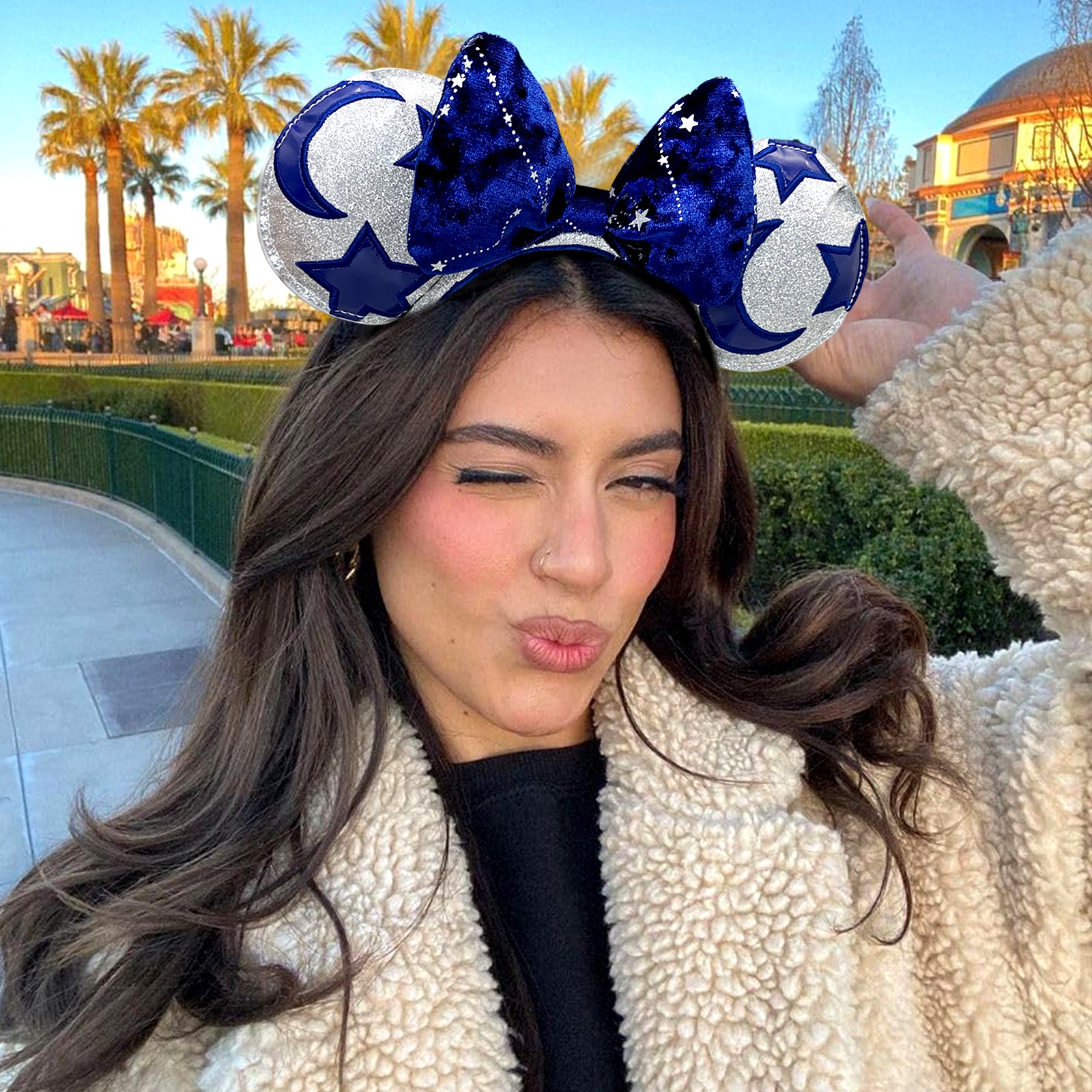 Disney- Parks Sorcerer Hat Constellation Minnie Mickey Mouse Ear Headband 2025