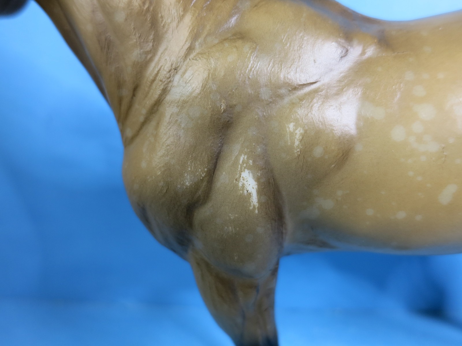 BREYER TRADITIONAL-Rocky Champion Dapple Dun Connemara Pony-1990-1992-USED