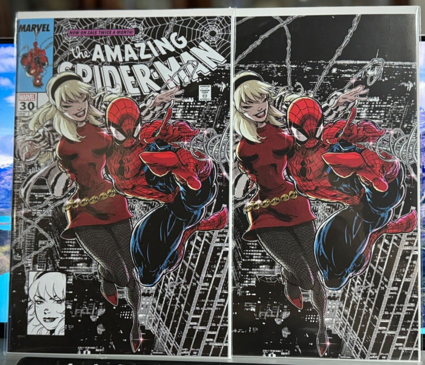 AMAZING SPIDER-MAN #30 UNKNOWN COMICS KAARE ANDREWS TRADE/ VIRGIN VARIANT
