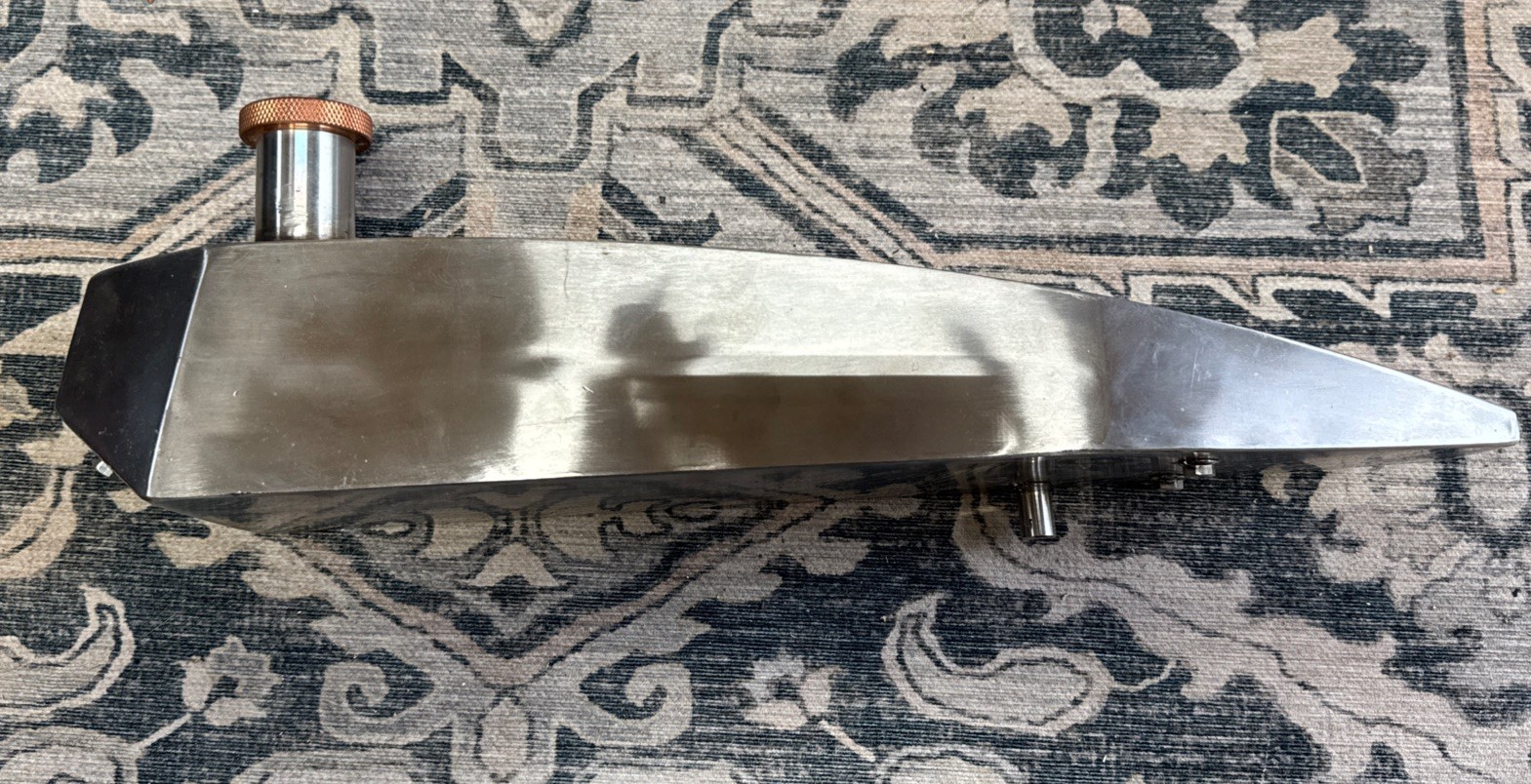 Custom Aluminum Board Track Racer Fuel Tank For Schwinn Panther Frame Tig Welded