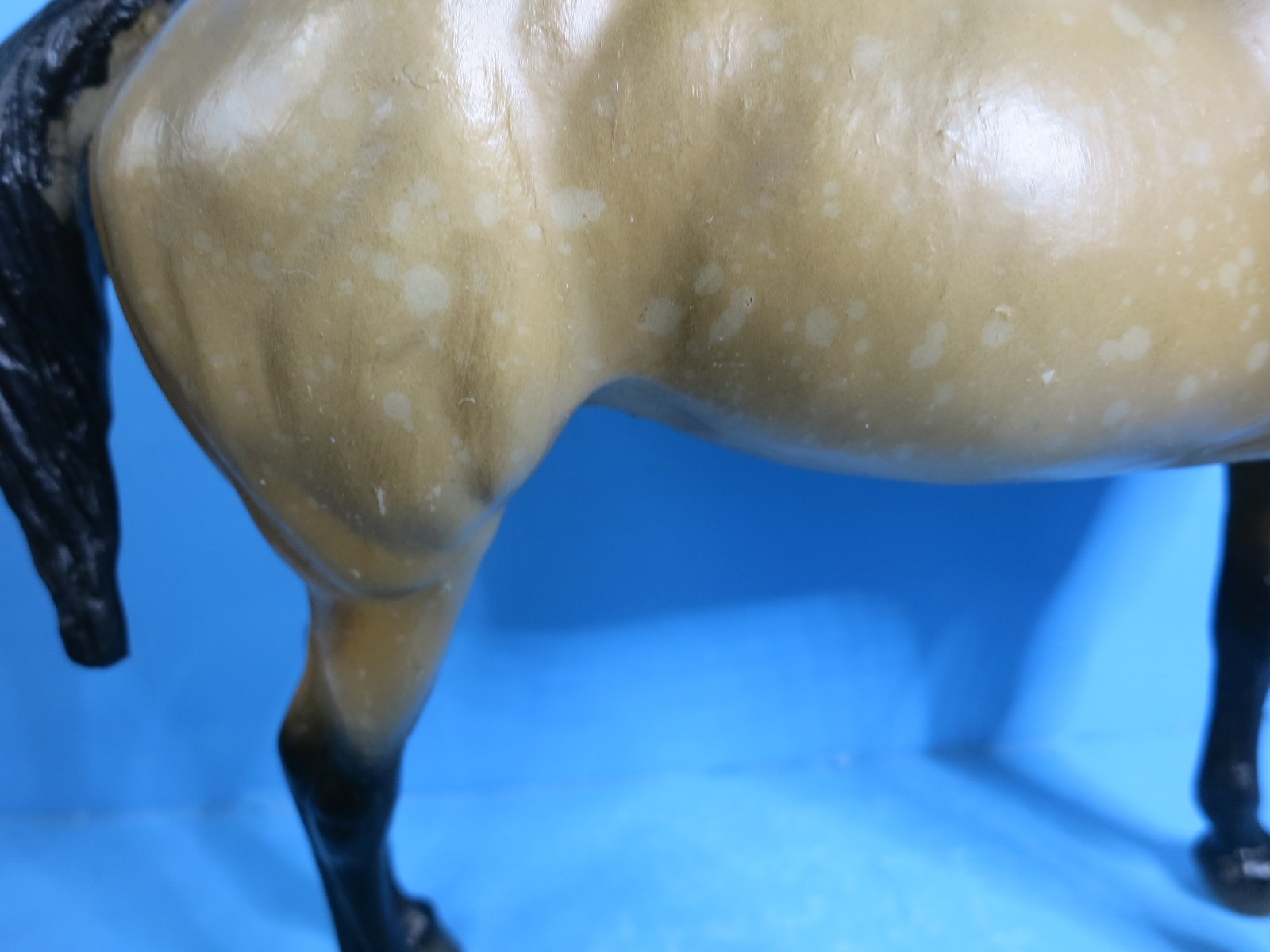 BREYER TRADITIONAL-Rocky Champion Dapple Dun Connemara Pony-1990-1992-USED