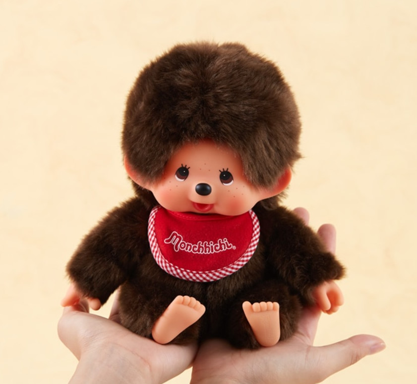 Sekiguchi Monchhichi Premium Standard M Size Boy Sitting Plush Doll Collectible