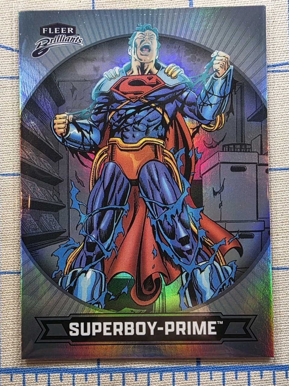 Fleer Brilliants Superman – Superboy-Prime #57 Regular Base – DC Card