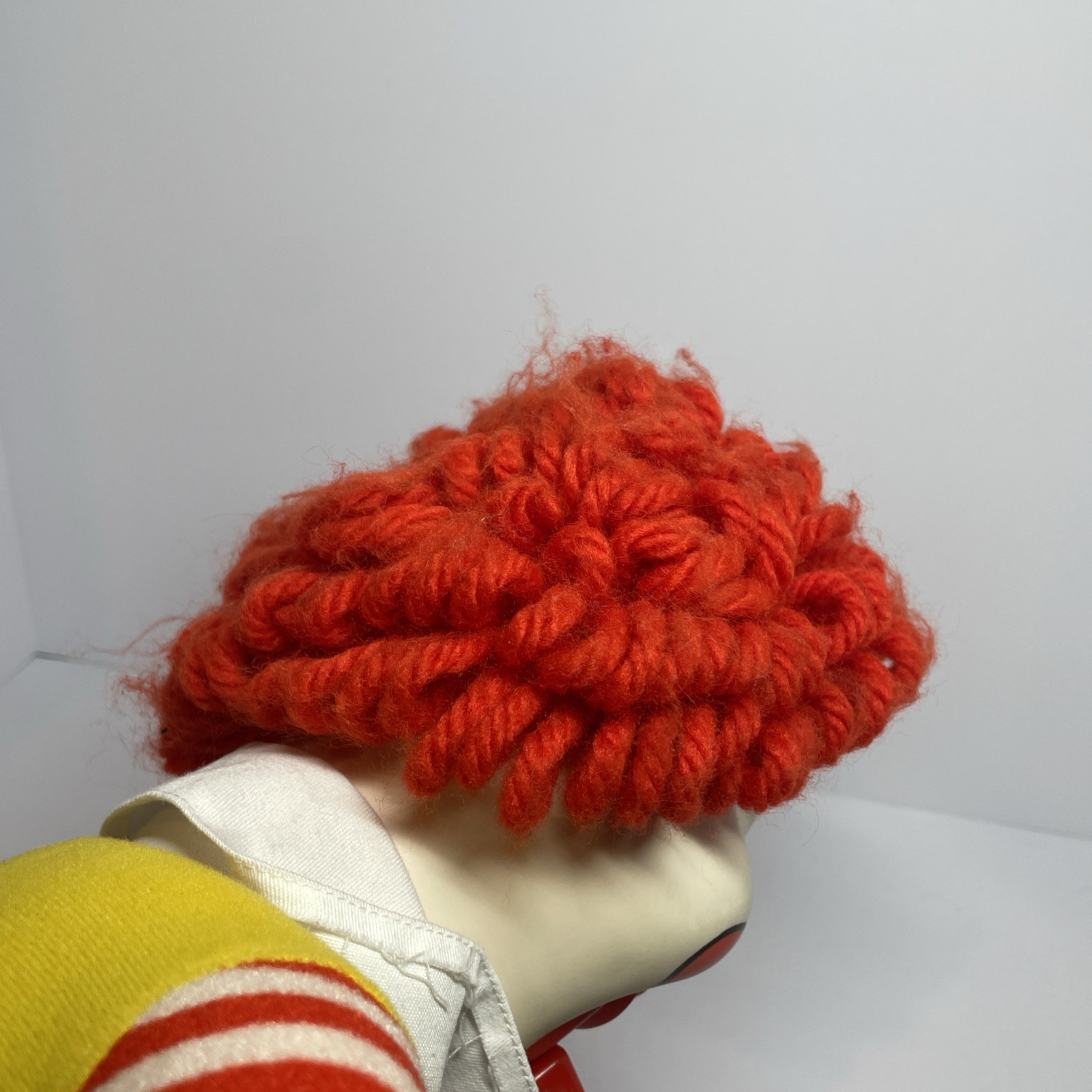 1978 Ronald McDonald 21″ Cloth Doll w/ Grimace Whistle Hasbro