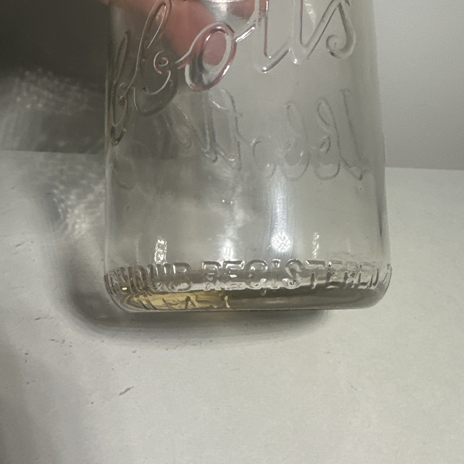 ABBOTTS, ALDERNEY DAIRIES GLASS (1) PINT BOTTLE! VINTAGE 1950’S