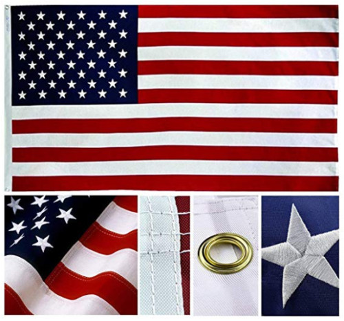 3’x5′ American Flag FMAA Certified US Flags Made in USA Embroidered 50 Stars