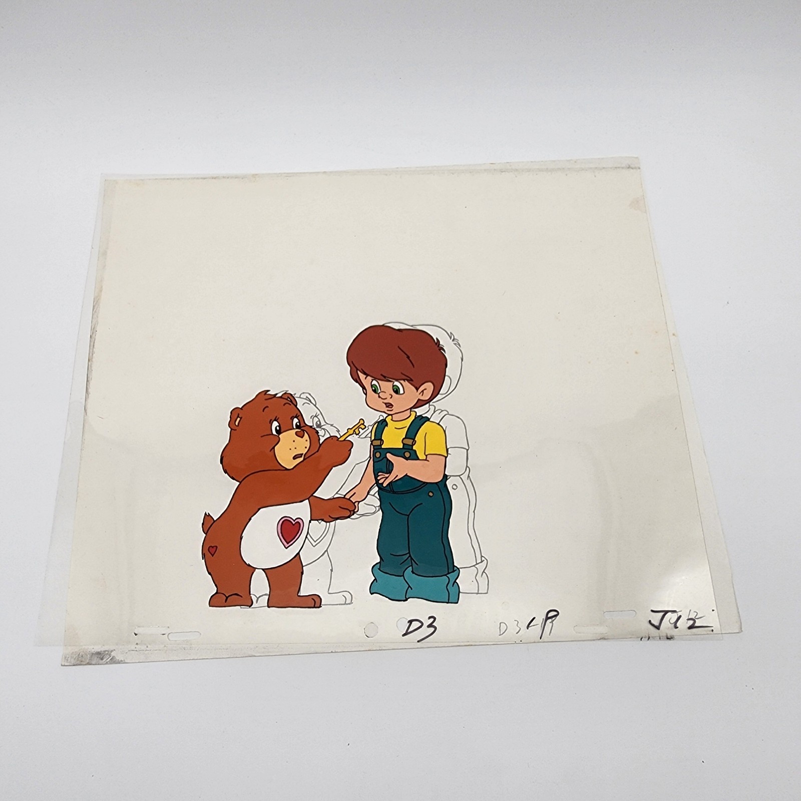 CARE BEARS Original Production Animation Cel & Artwork 1980’s Lot Of Three 3