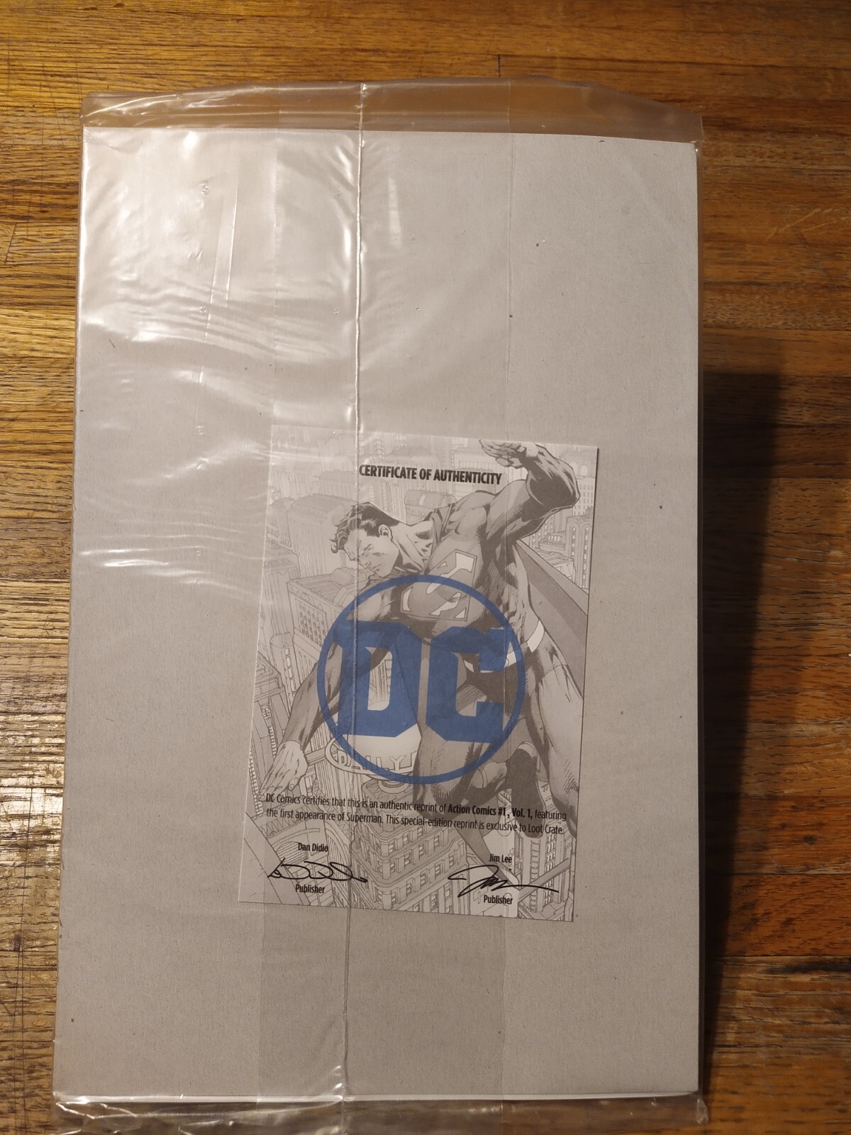 Action Comics #1 Reprint Loot Crate Exclusive DC Superman