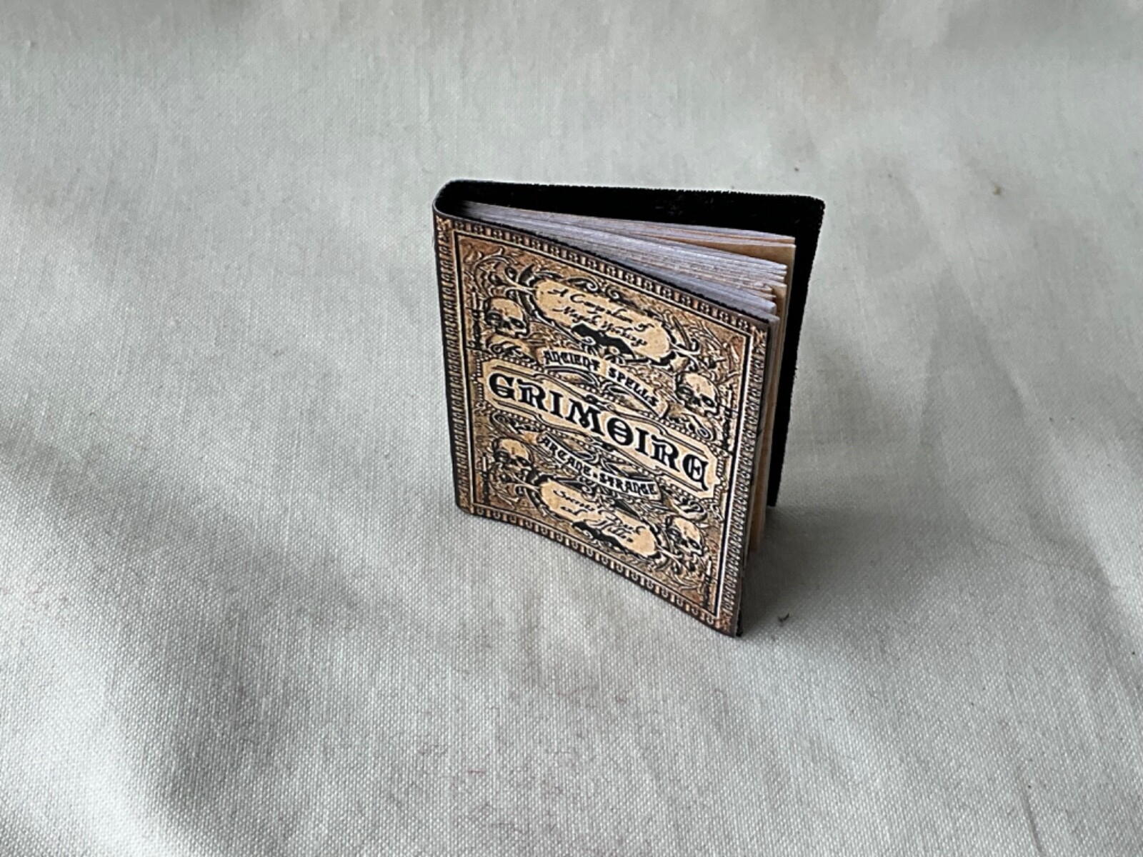 Byers Choice Accessory Halloween Witch Grimoire Book Textbook of Magic