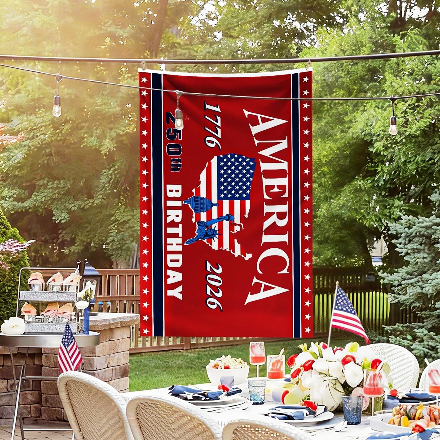3×5 Ft Double-Sided American Flag | Perfect for 4th of July & -Round Joy