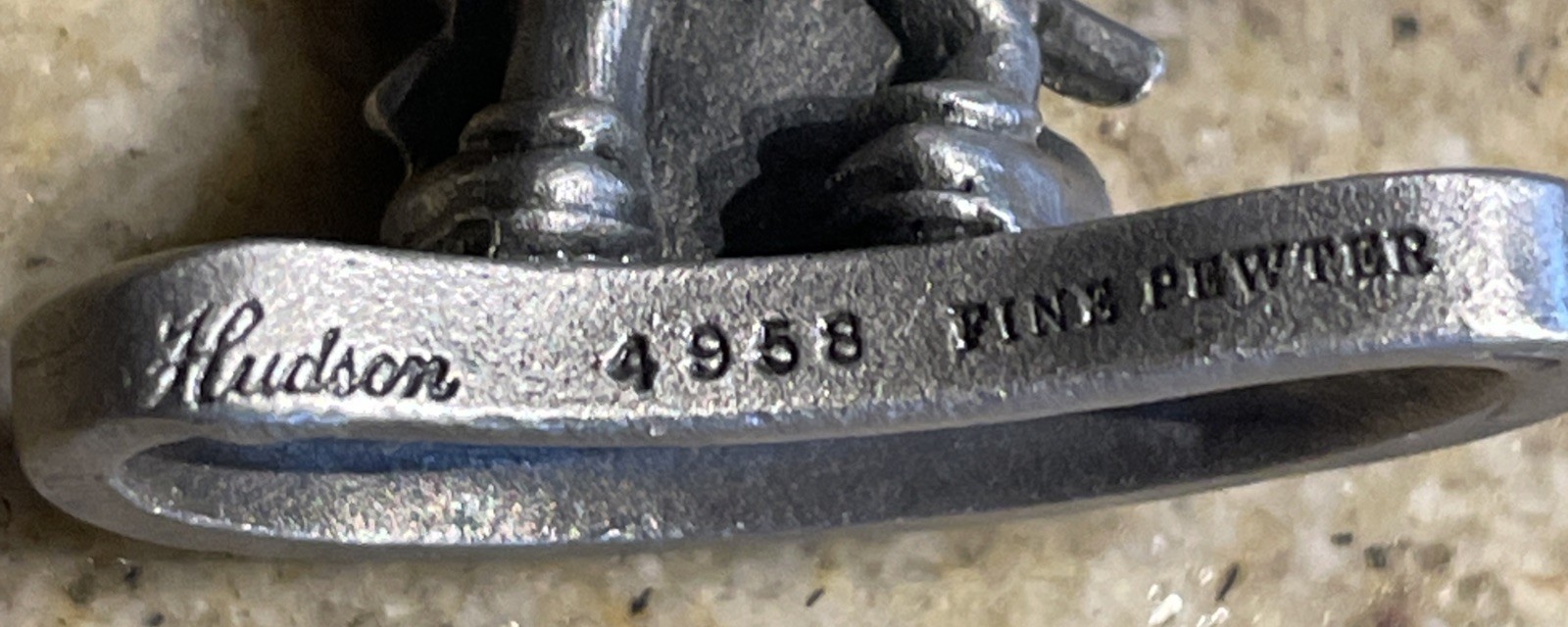 Hudson Pewter Disney Mickey Mouse Figurine 1928 „Steamboat Willie“ #4958 NEW NOS