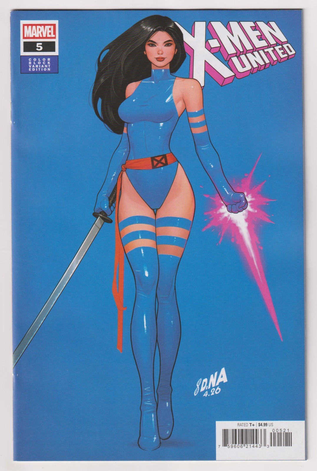 X-Men United #5 Nakayama Color Block Blue Variant (Marvel, 2026) NM
