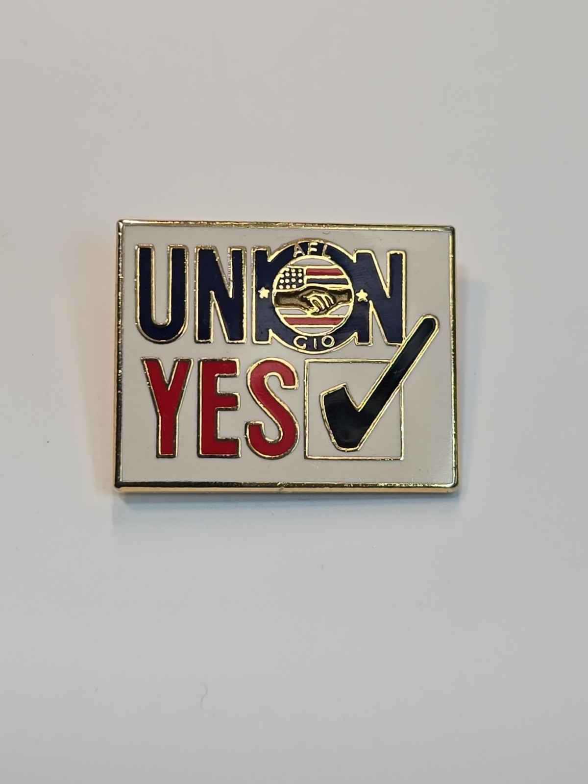 AFL-CIO Union Yes Lapel Pin