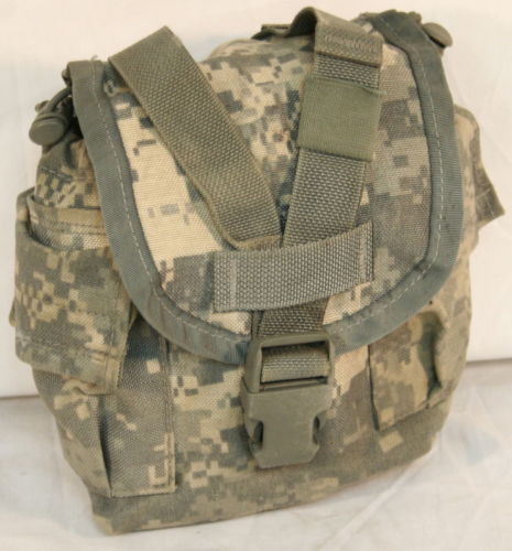 MOLLE II 1 QT Canteen Cover / General Purpose Pouch ACU | 2 Pack GC