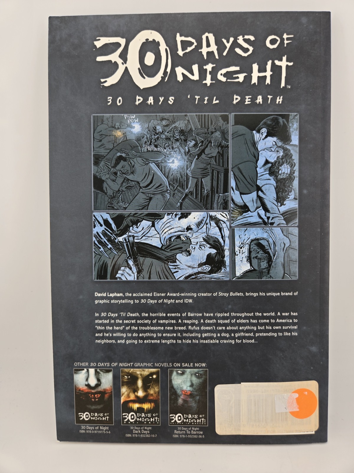 30 Days of Night 30 Days ‚Til Death #1 2008 IDW Publishing L