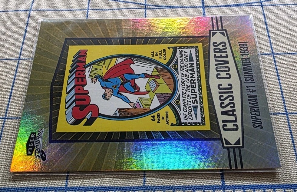 Fleer Brilliants – Superman #1 CC-2 – Classic Covers – DC Comics Card