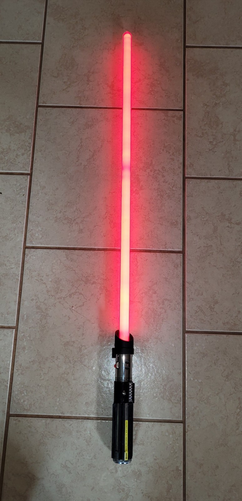 2005 Lucas Film LTD 43 1/2-inch Star Wars Master Replicas Red Saber. SEE VIDEO