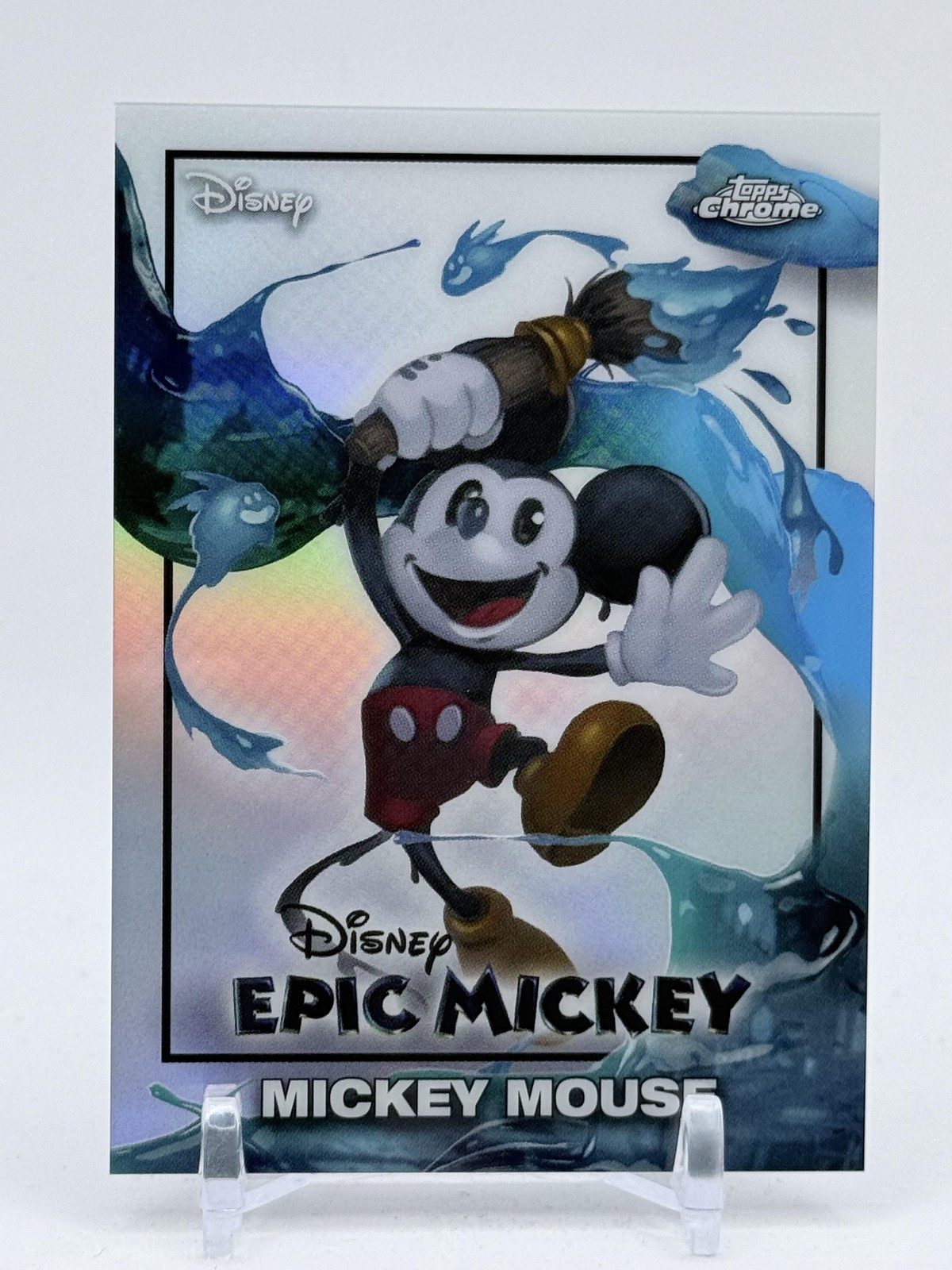 2026 Topps Disney Neon #EM-1 Mickey Mouse Epic Mickey