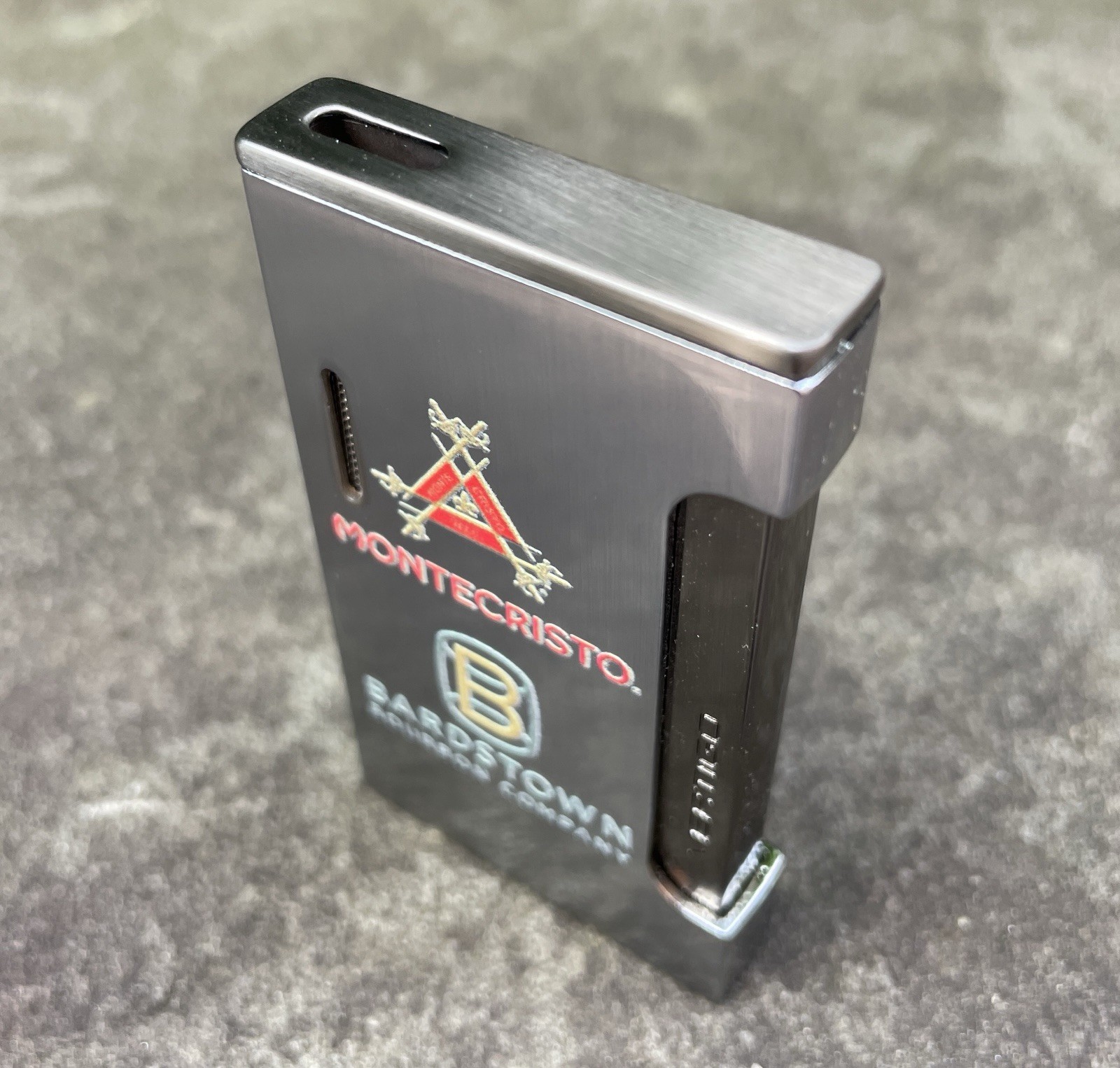 Montecristo Cigars Bardstown Bourbon Company Engraved Lighter, Limited Edition