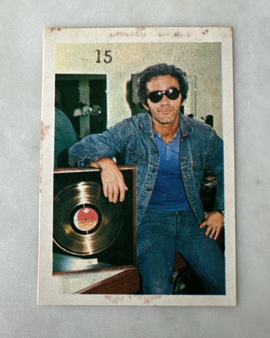 1980 POP FESTIVAL ROCK music paper card Venezuela JOHN WELDON JJ CALE GUITARIST
