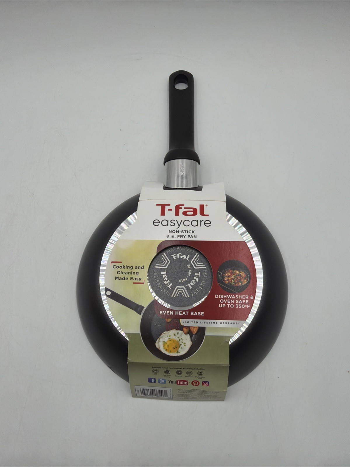 T-fal Easy Care Nonstick Frying Pan • 8 inch • Grey And Black • Brand NEW