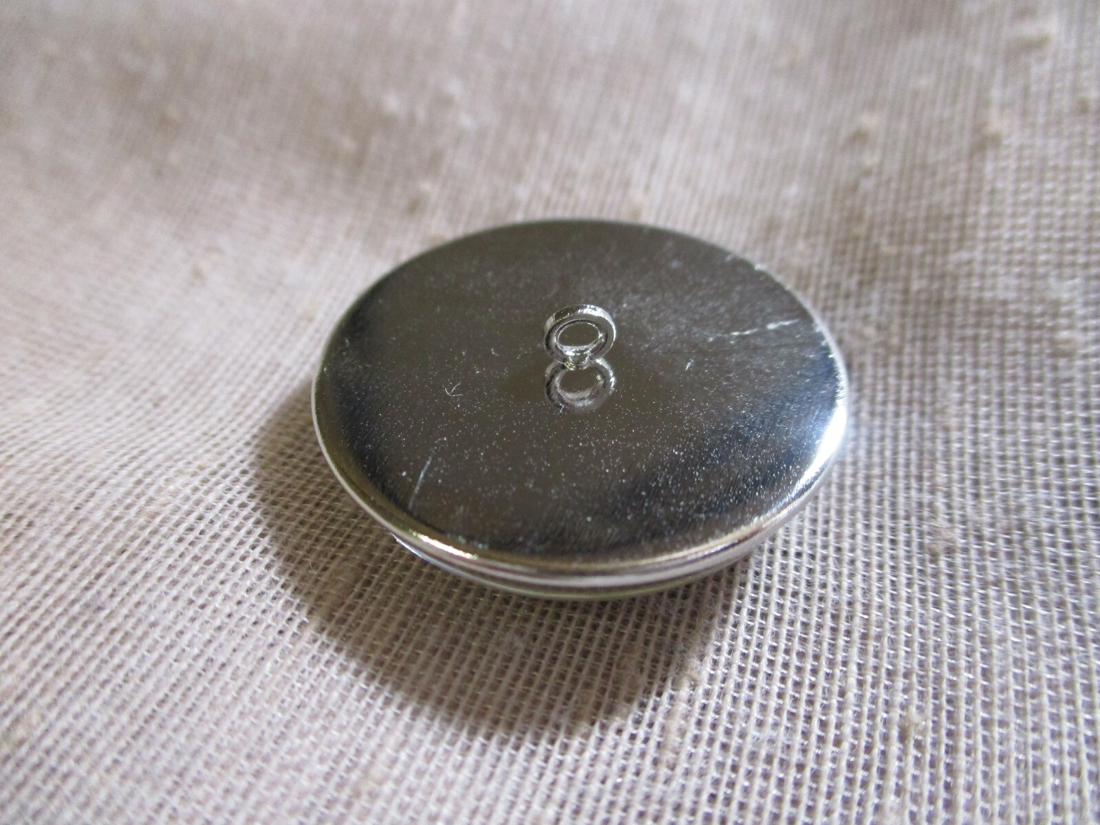NEW GLASS DOME PIC BUTTON – PRETTY PINK PEONY FLOWER BLOSSOM – 30mm