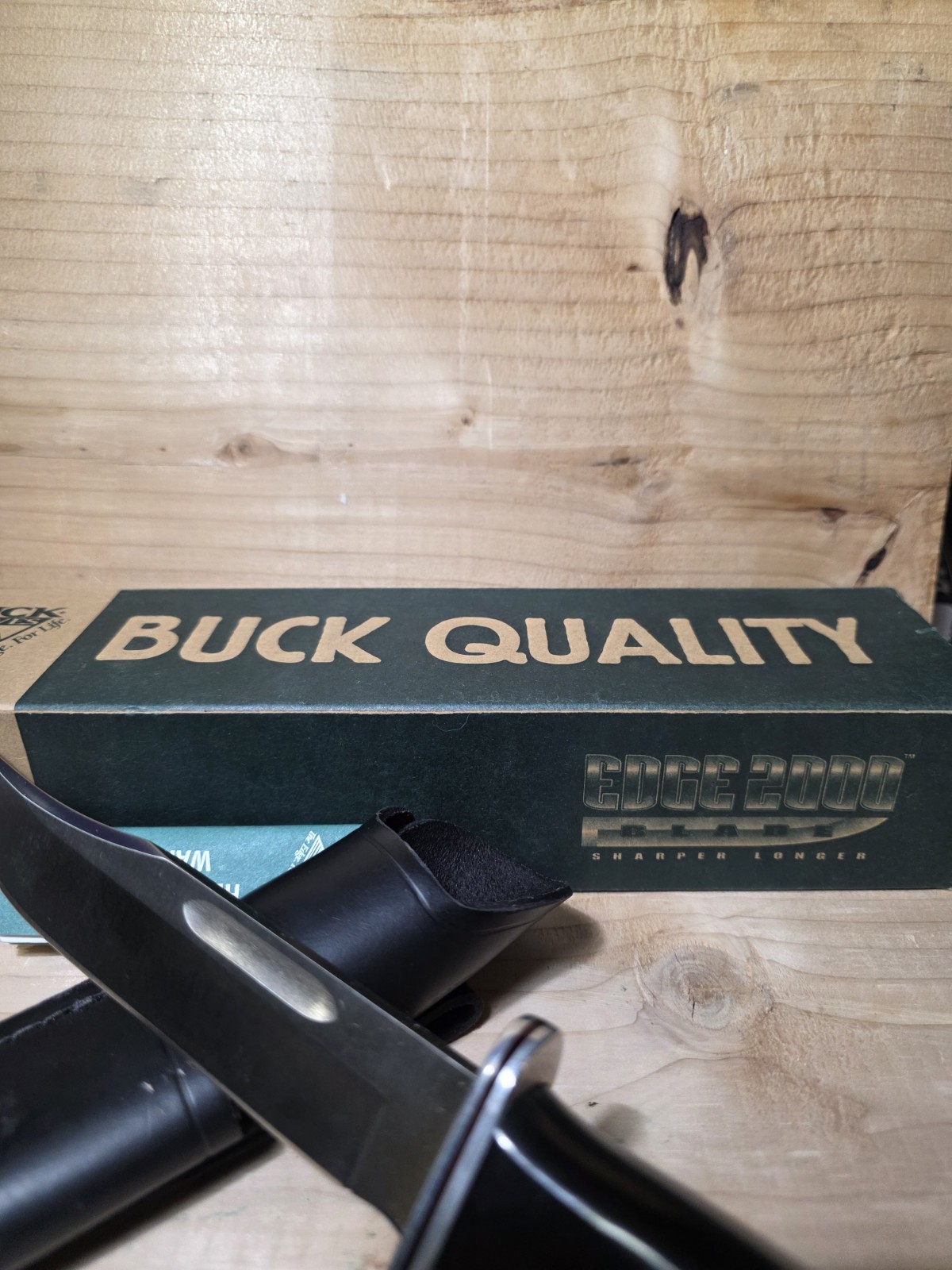 Buck 119 Special From 2000 With Original Box And Sheath Fixed Blade Knife