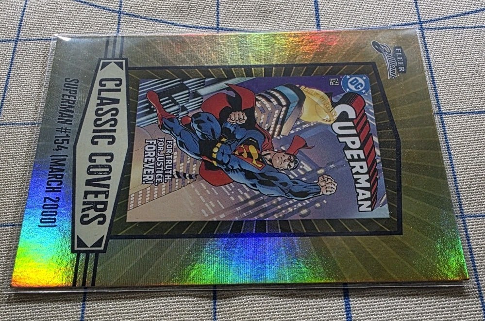 Fleer Brilliants – Superman #154 CC-13 – Classic Covers – DC Comics Card