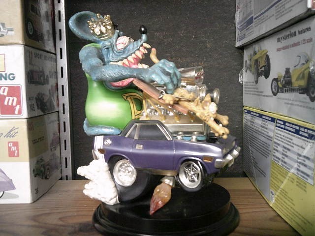 DANBURY MINT RAT FINK KING OF THE HEMI’S SCLUPTURE BIG DADDY ROTH COMPLETE
