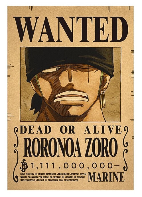 10 x One Piece Luffy Straw Hat Pirates Wanted Poster HIGH QUALIT (16.5″ x 11.5″)