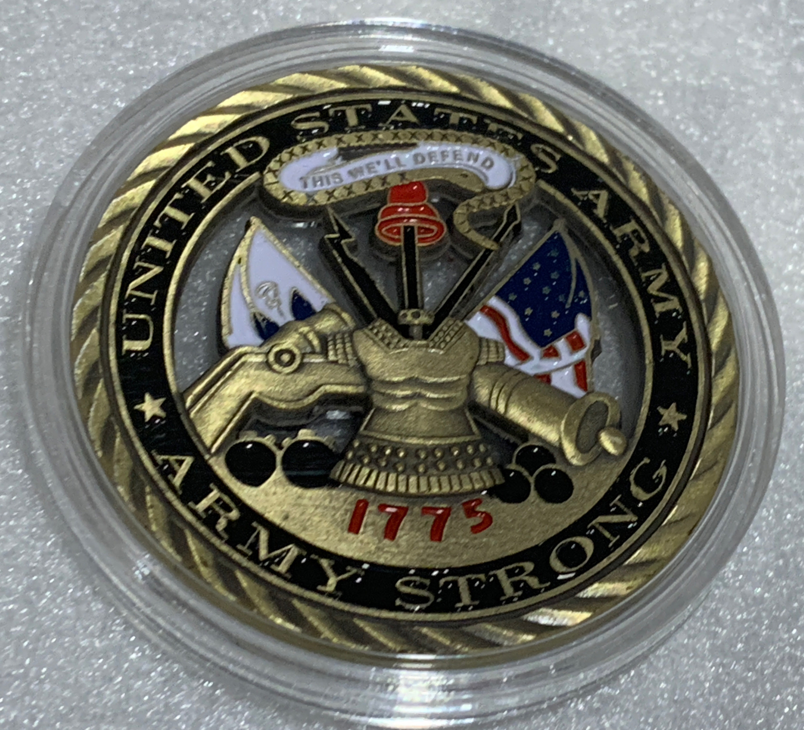 * US Army / Core Values Collectible Army Challenge Coin US Army Strong 1775