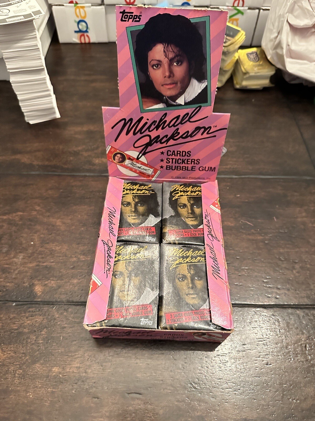 1984 Topps Michael Jackson (1) Unopened Wax Pack Factory Sealed