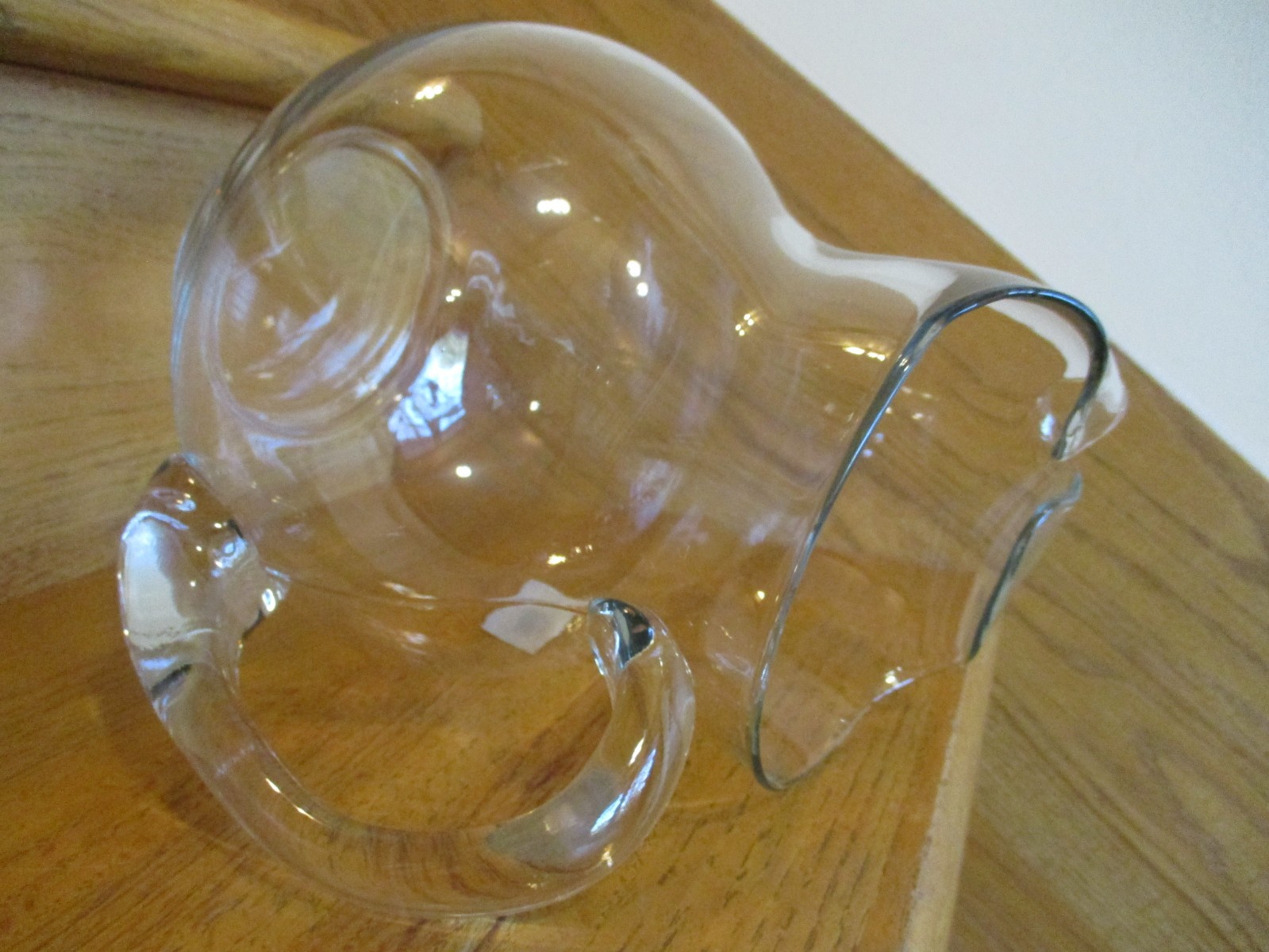 Longaberger Glass Pitcher Hand Made in Mexico 2011 nib *shipping included!*