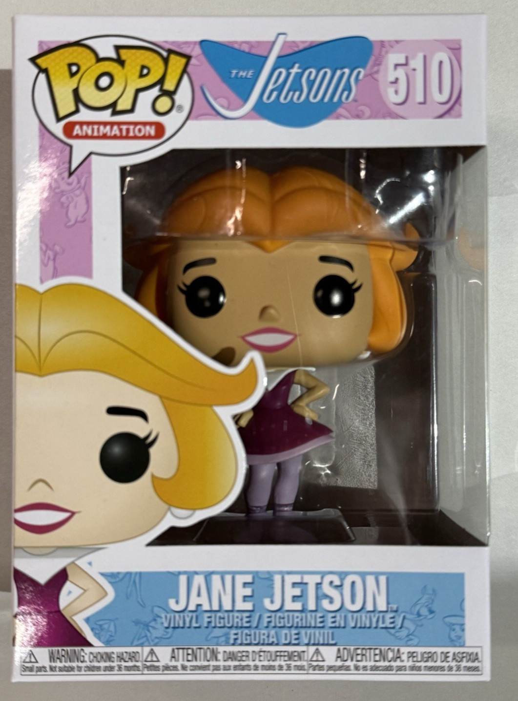 Funko POP Animation # 510 The Jetsons – JANE JETSON 3.75 Vinyl Figure Vaulted