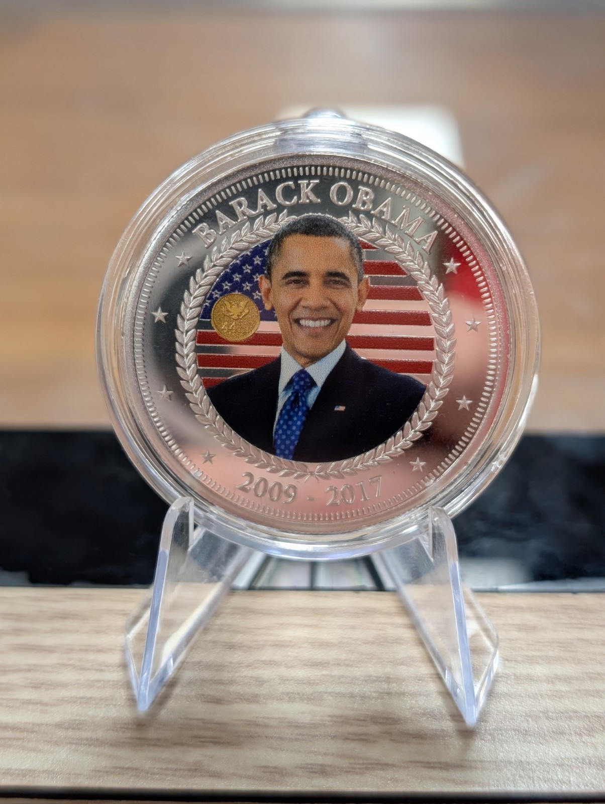 Barack Obama 2009-2017 Presidential Legacy Commemorative Coin with Case
