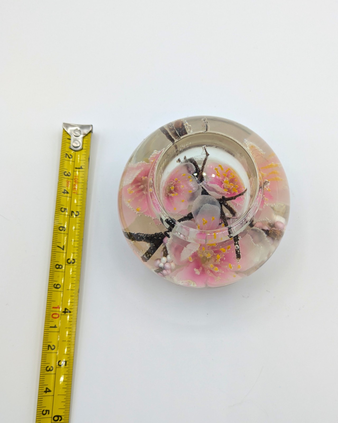 Gilde Dreamlight Sakura Handcrafted Made in Germany Candle Holder