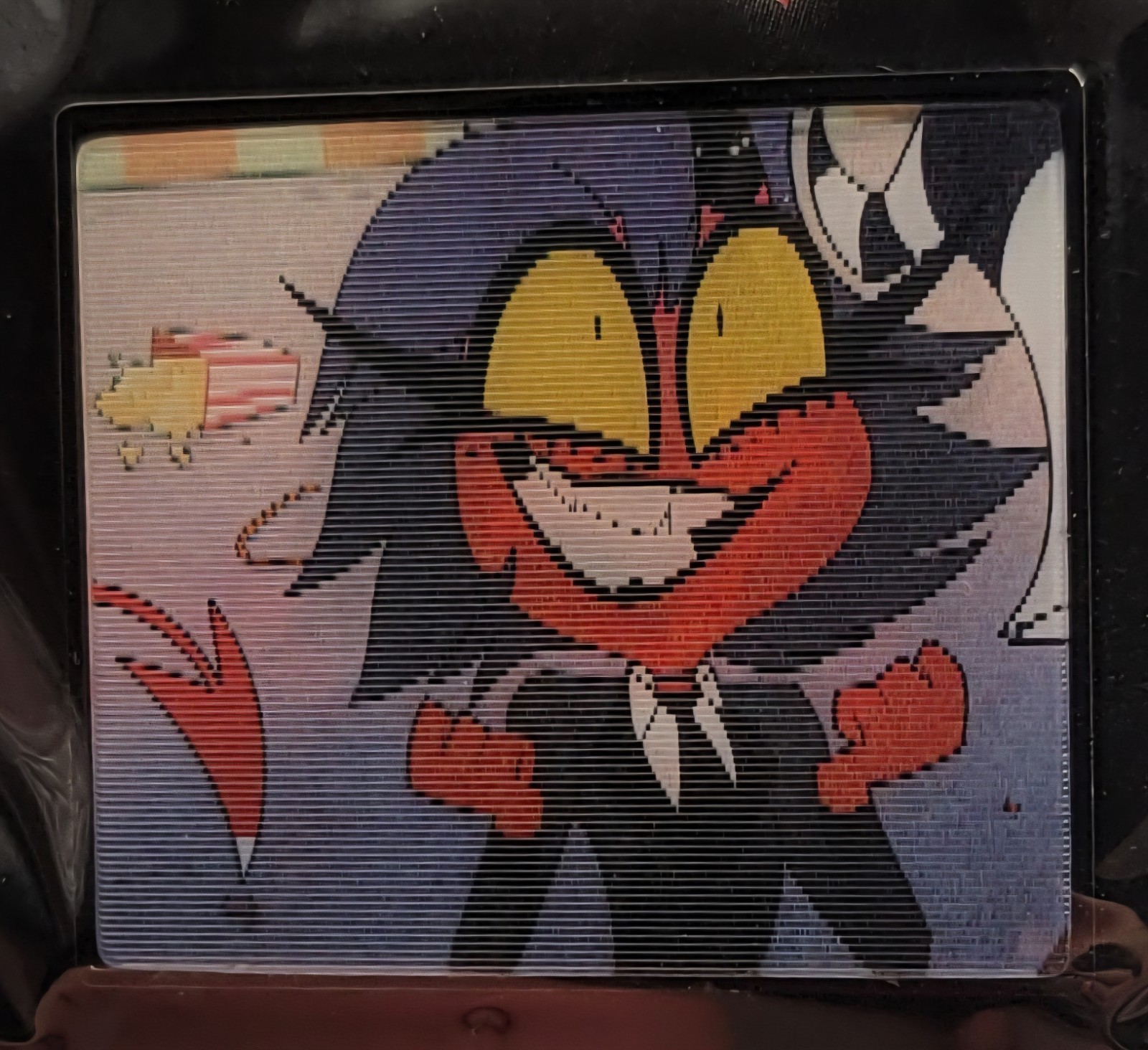 Helluva Boss Millie Says YES! Lenticular Pin Vivziepop Sharkrobot Shark Robot