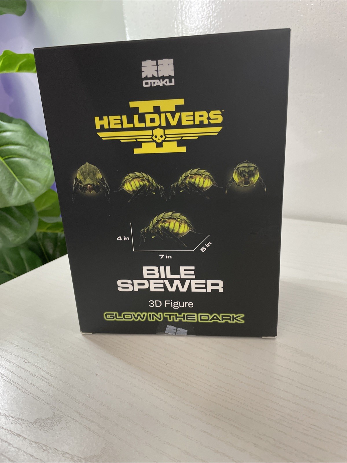 HELLDIVERS II – 7” Bile Skewer Lamp – 3D Glow In the Dark Bug Figure by Otaku