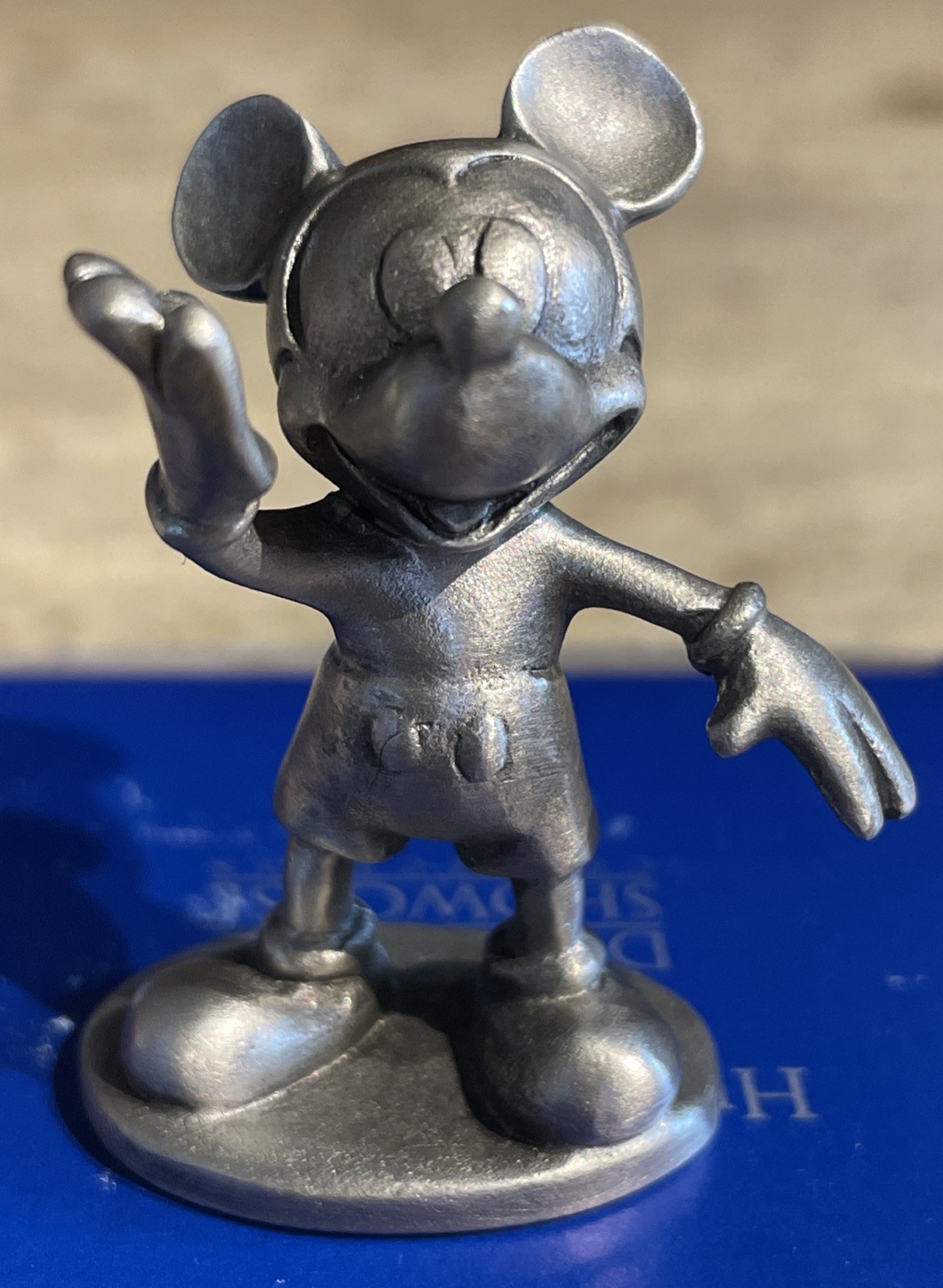 Hudson Fine Pewter Walt Disney Mickey Mouse Figurine #3988 NEW 1.75” U.S.A. NOS